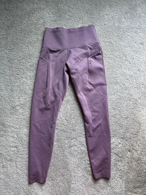 Nike Go Dri-Fit High-Waist Purple Leggings with Side Pocket